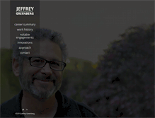 Tablet Screenshot of jeffrey-greenberg.com
